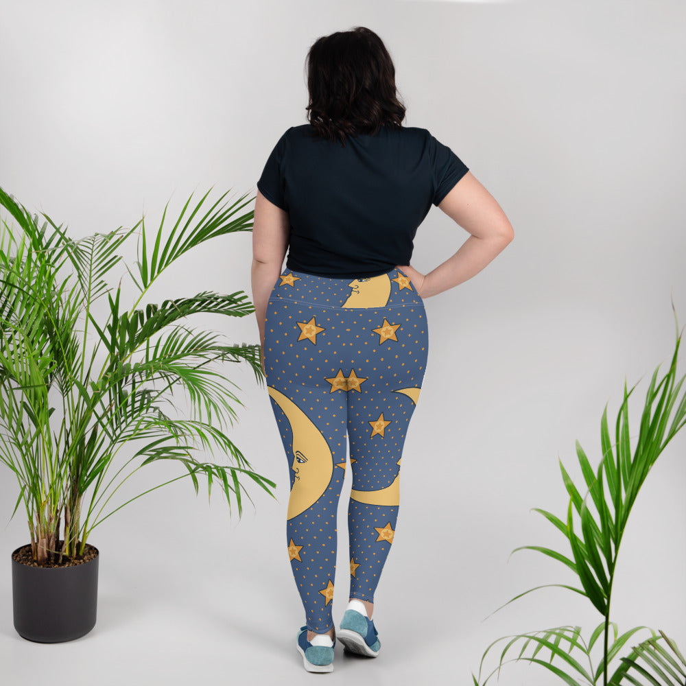 All-Over Print Plus Size Leggings