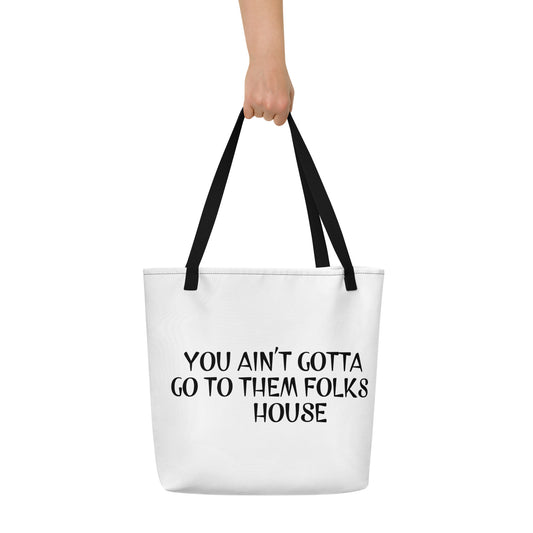 All-Over Print Large Tote Bag