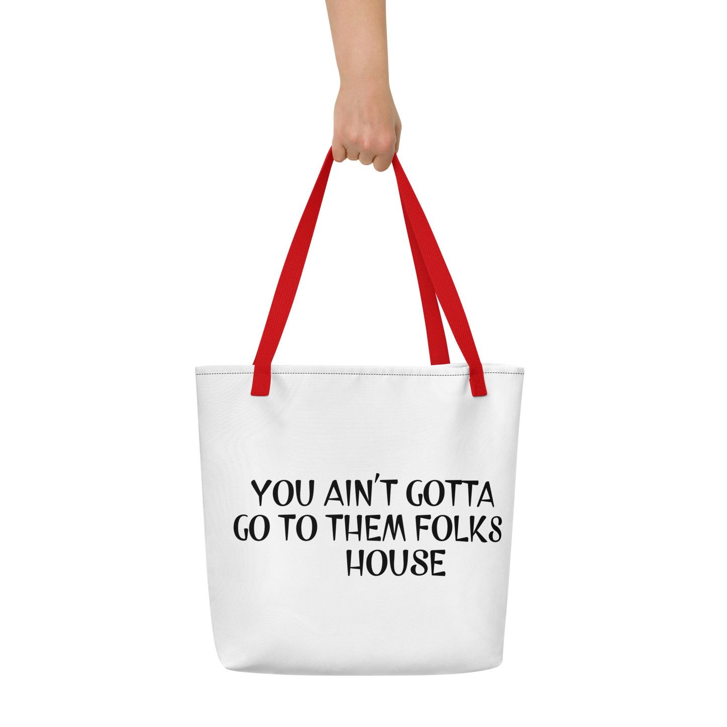 All-Over Print Large Tote Bag