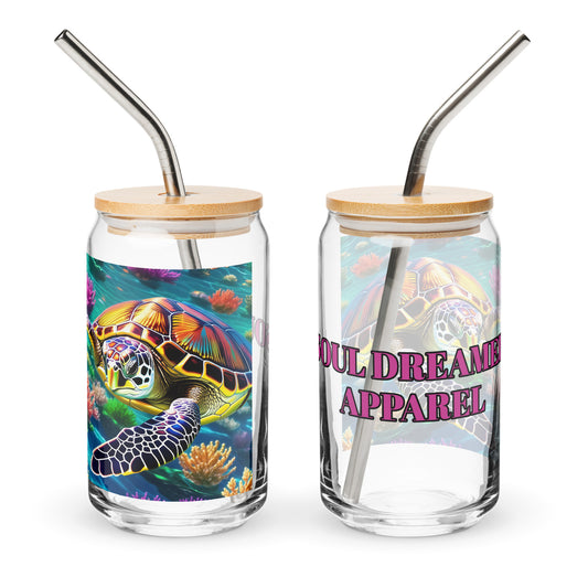 Can-shaped glass