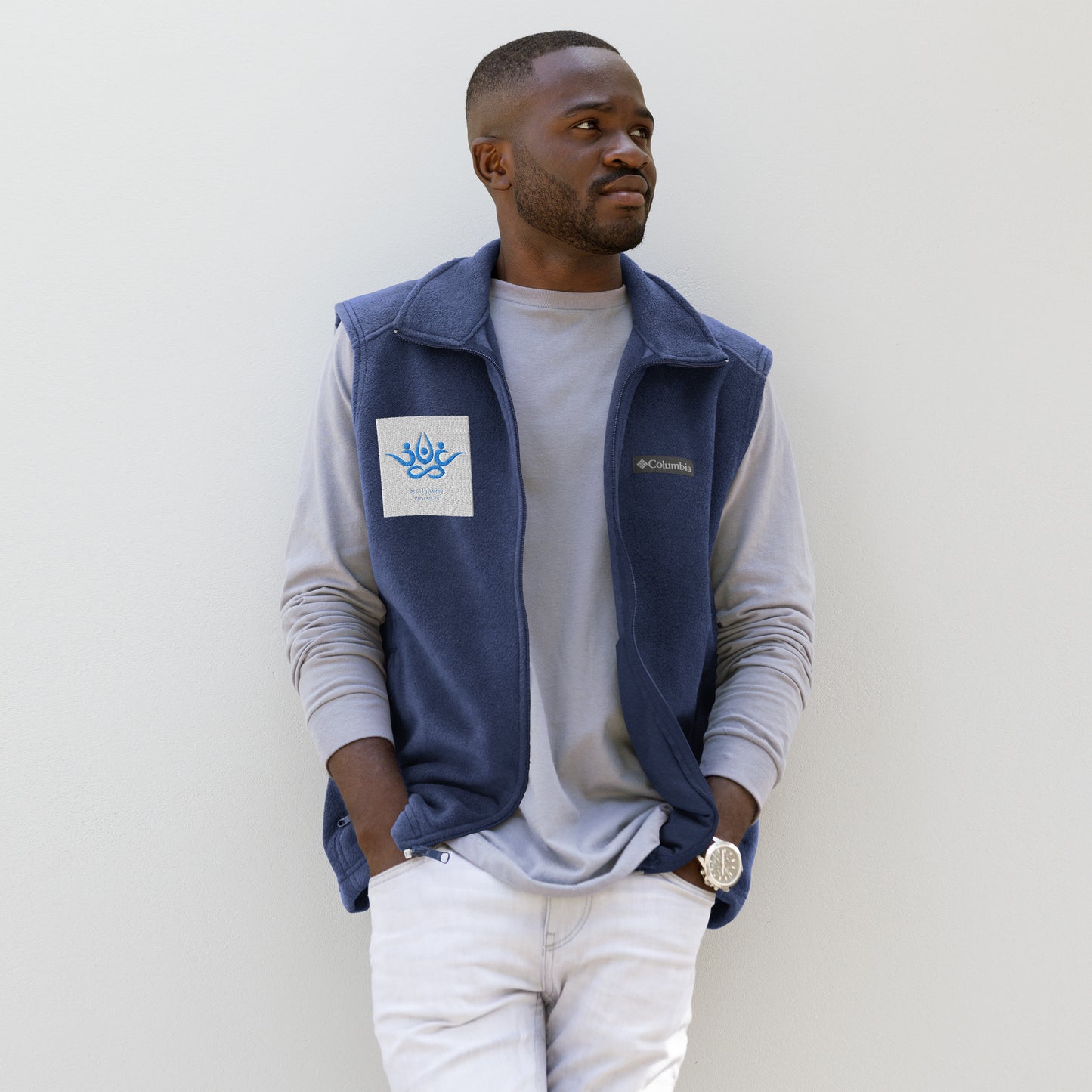 Men’s Columbia fleece vest