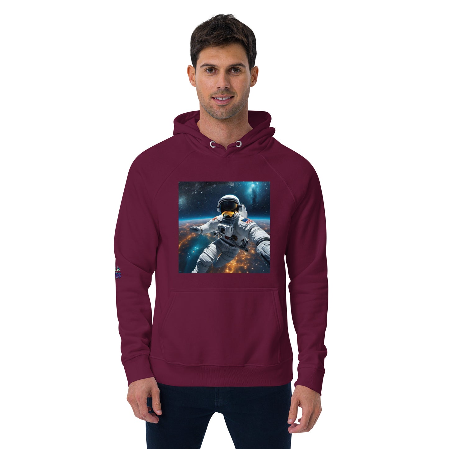 Unisex eco raglan hoodie