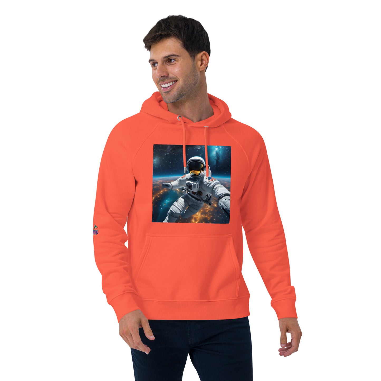 Unisex eco raglan hoodie