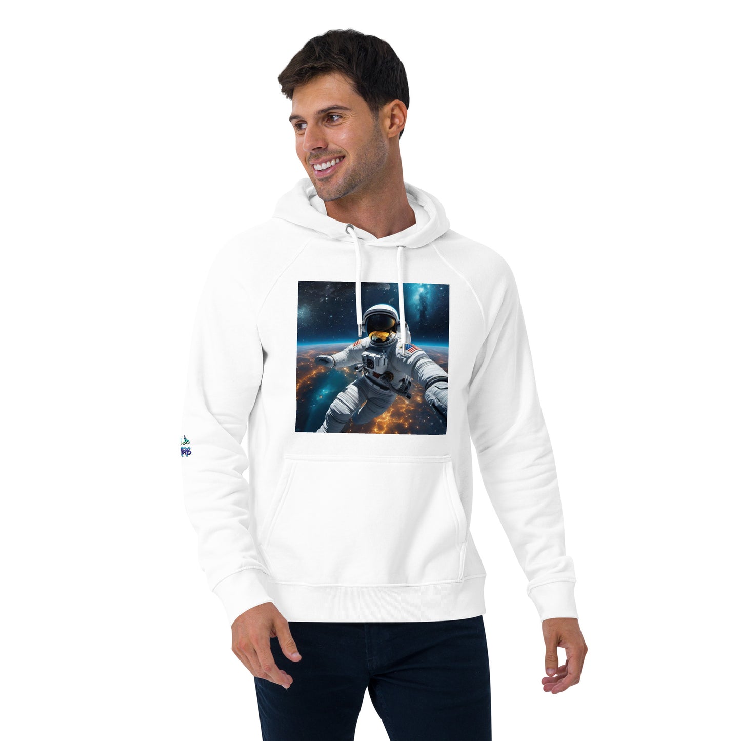 Unisex eco raglan hoodie