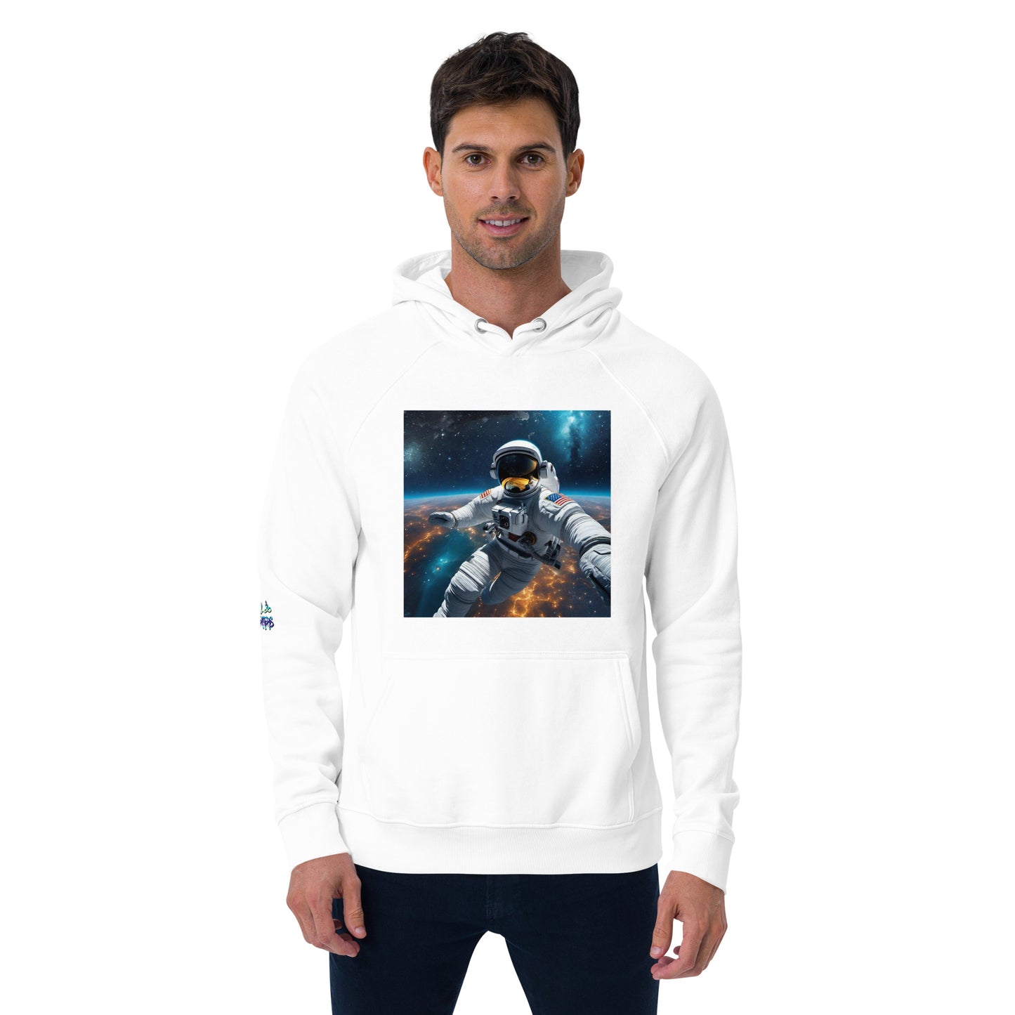 Unisex eco raglan hoodie