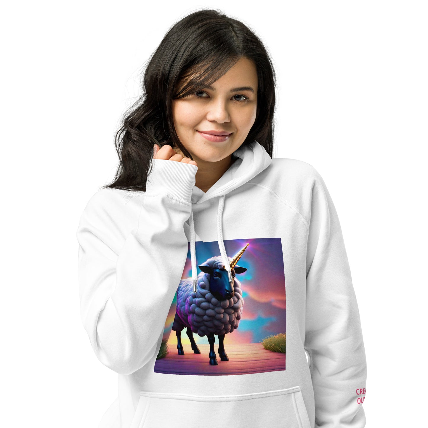 Unisex eco raglan hoodie