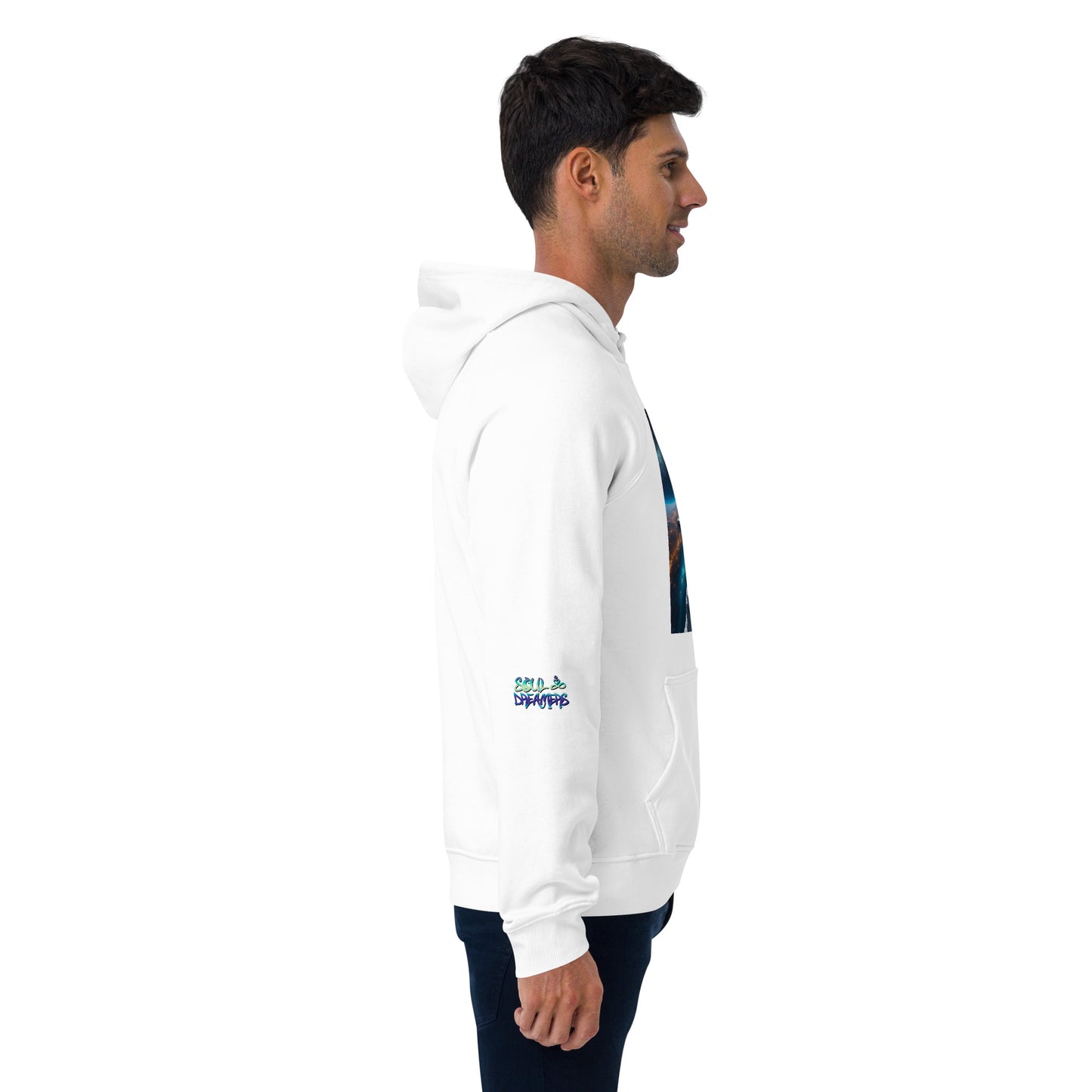 Unisex eco raglan hoodie