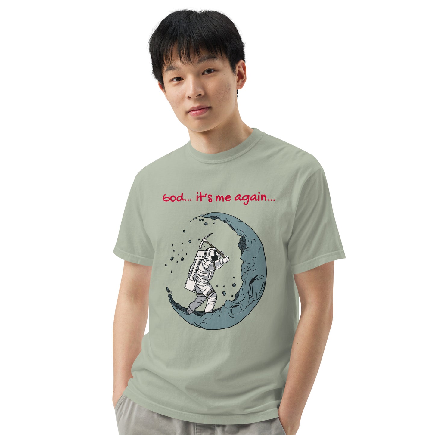 Unisex garment-dyed heavyweight t-shirt