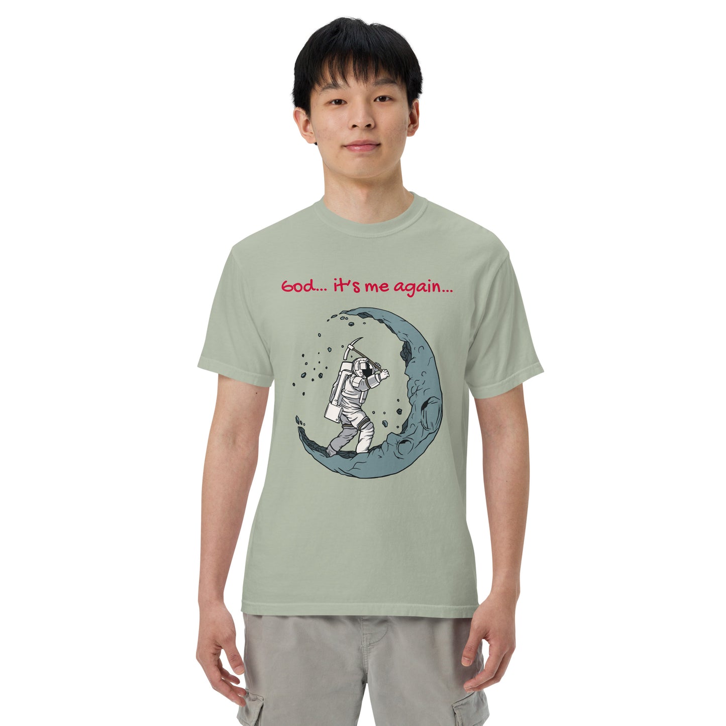 Unisex garment-dyed heavyweight t-shirt