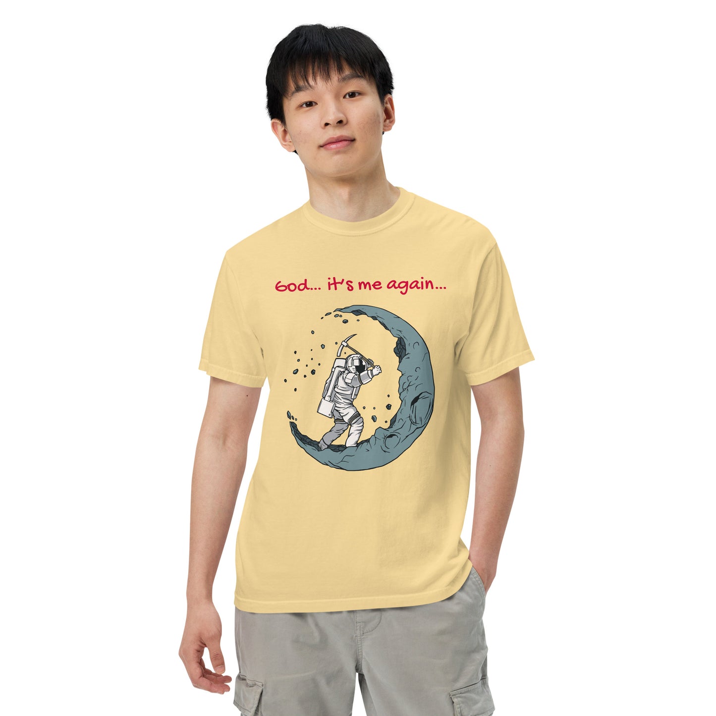 Unisex garment-dyed heavyweight t-shirt