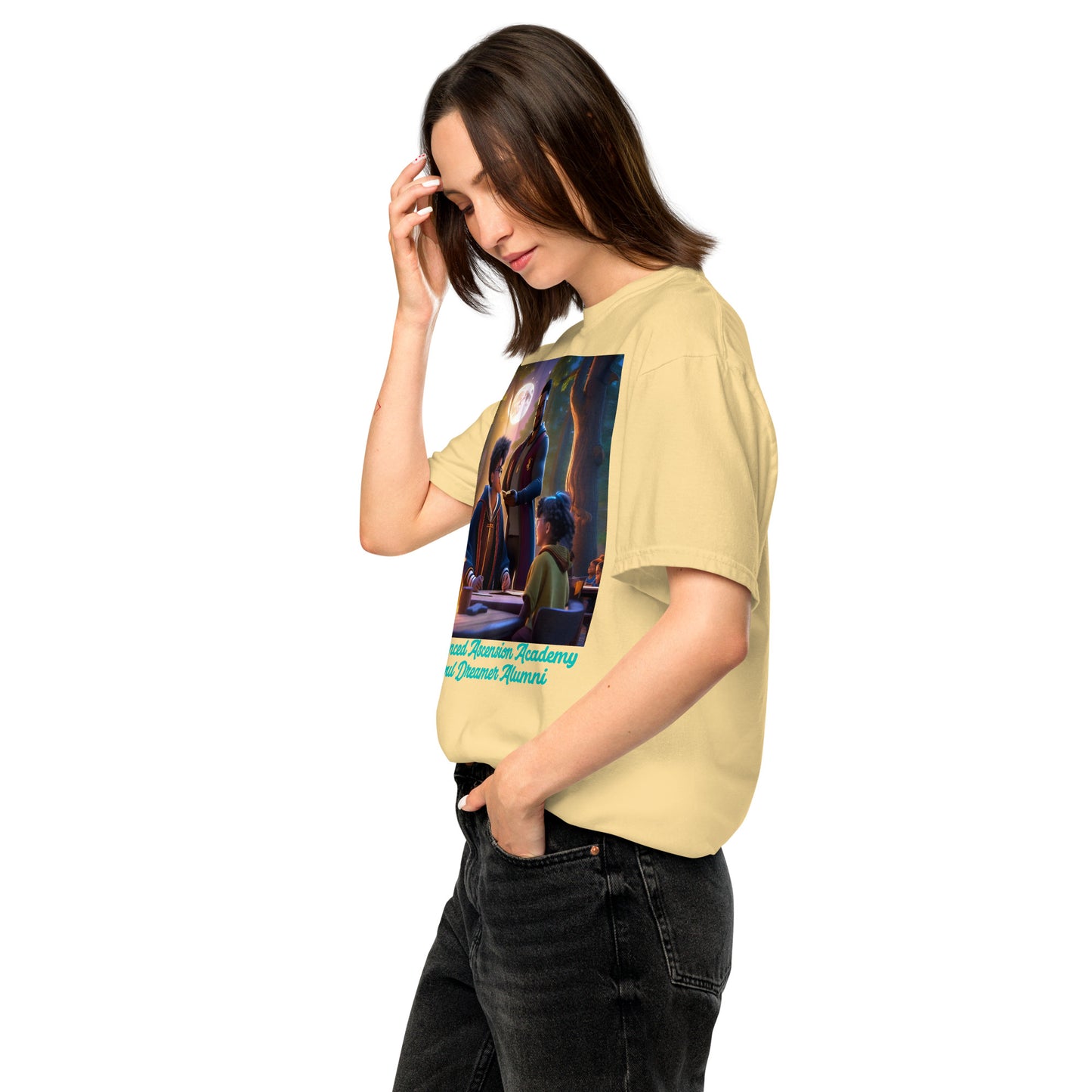 Unisex garment-dyed heavyweight t-shirt