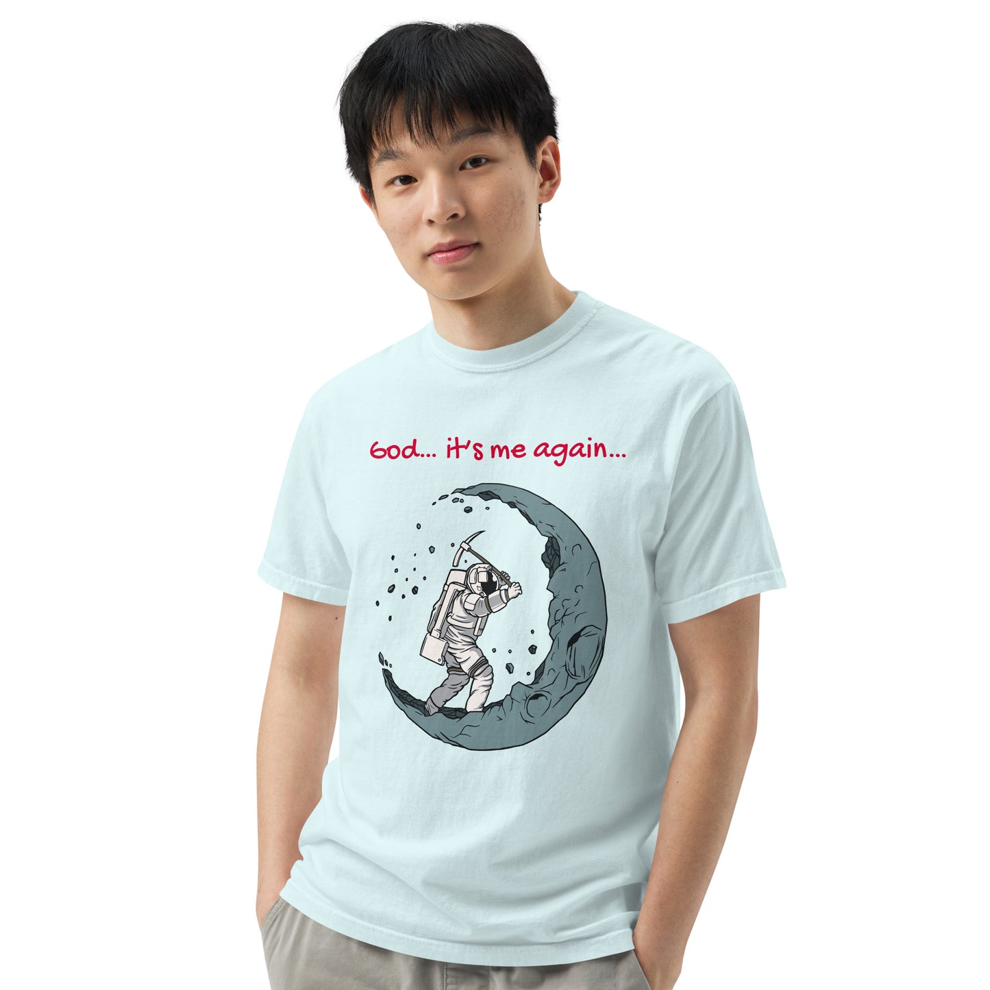 Unisex garment-dyed heavyweight t-shirt