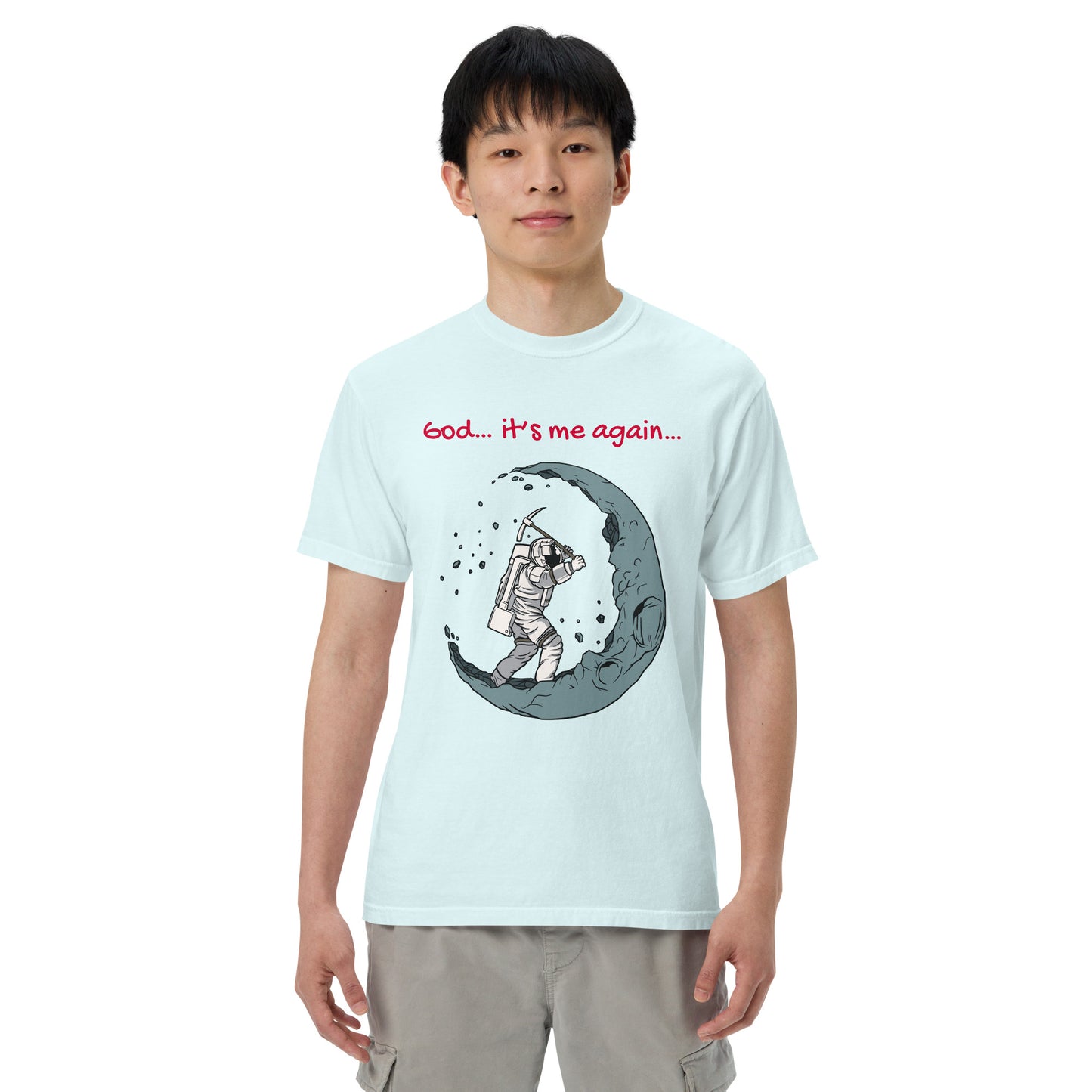 Unisex garment-dyed heavyweight t-shirt