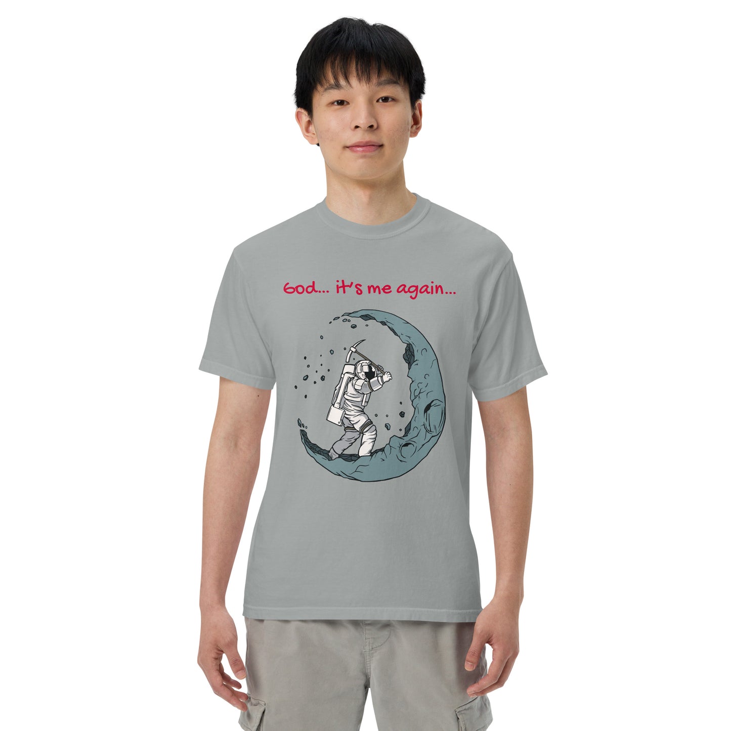 Unisex garment-dyed heavyweight t-shirt