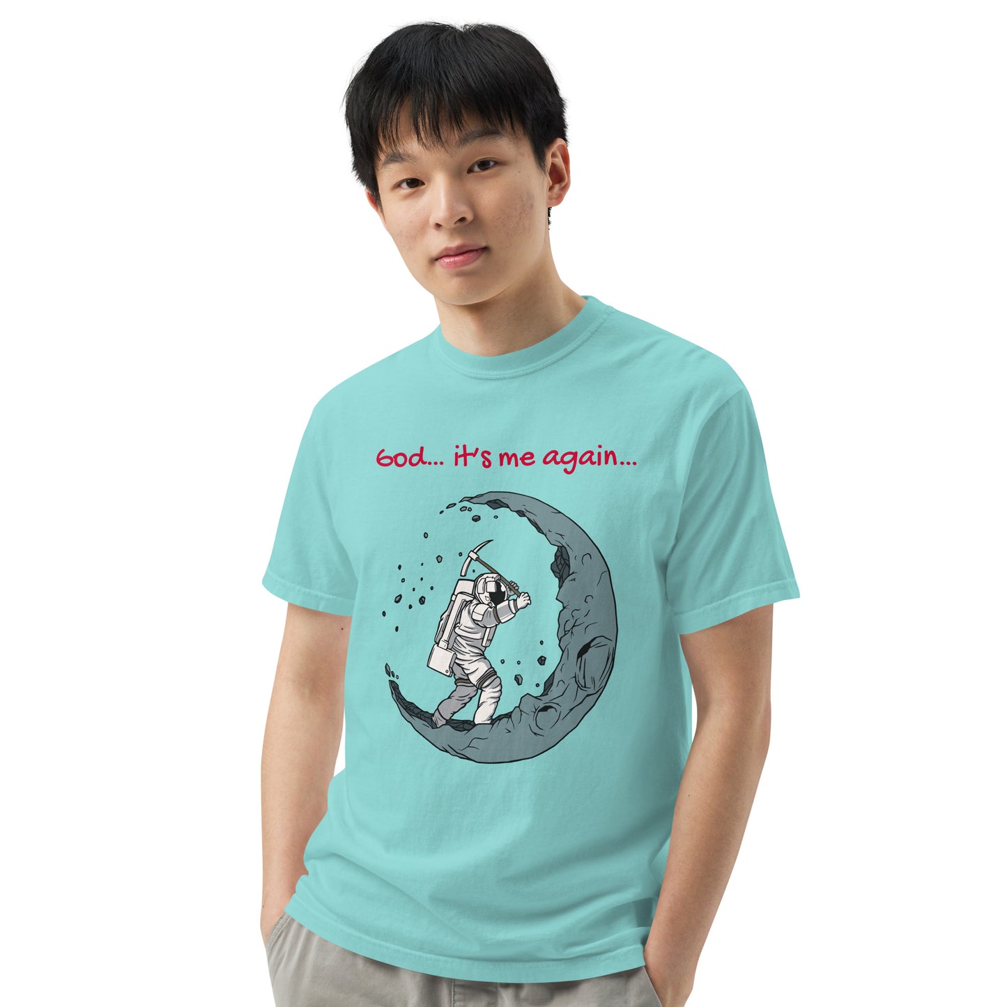 Unisex garment-dyed heavyweight t-shirt