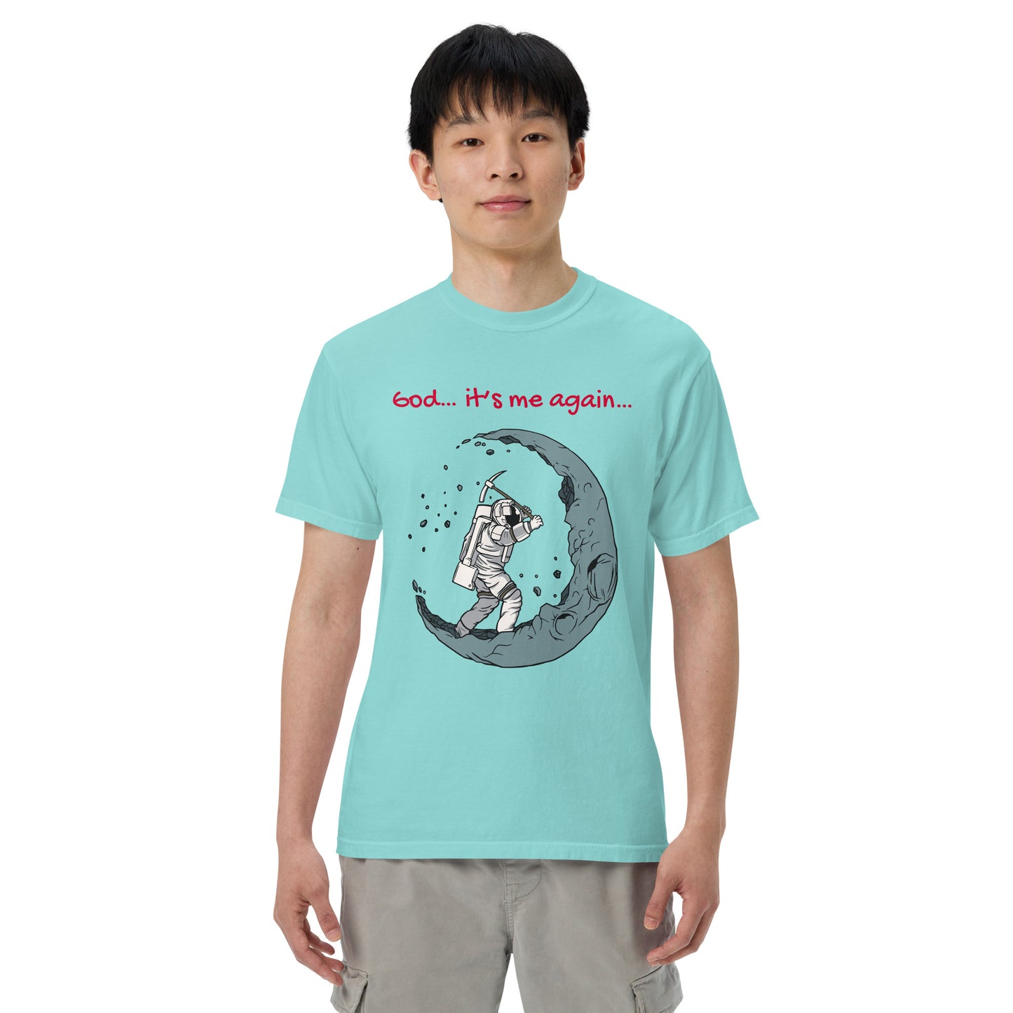 Unisex garment-dyed heavyweight t-shirt