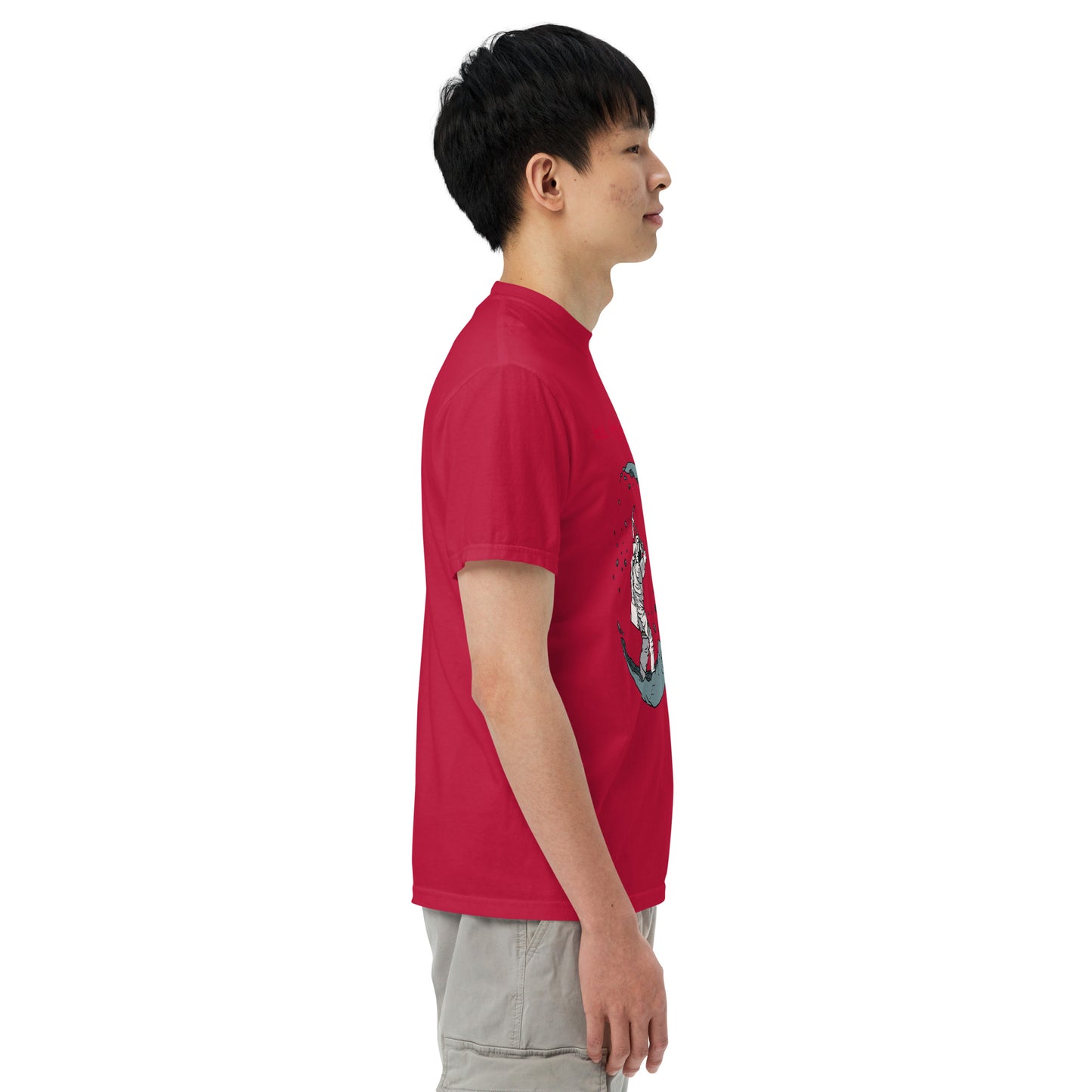 Unisex garment-dyed heavyweight t-shirt