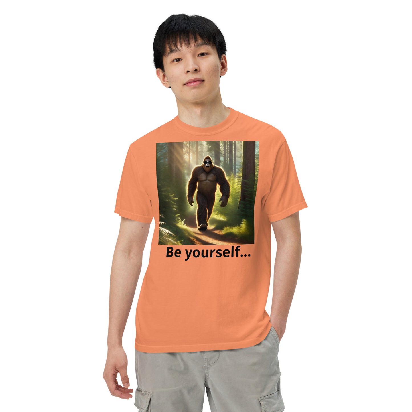 Unisex garment-dyed heavyweight t-shirt