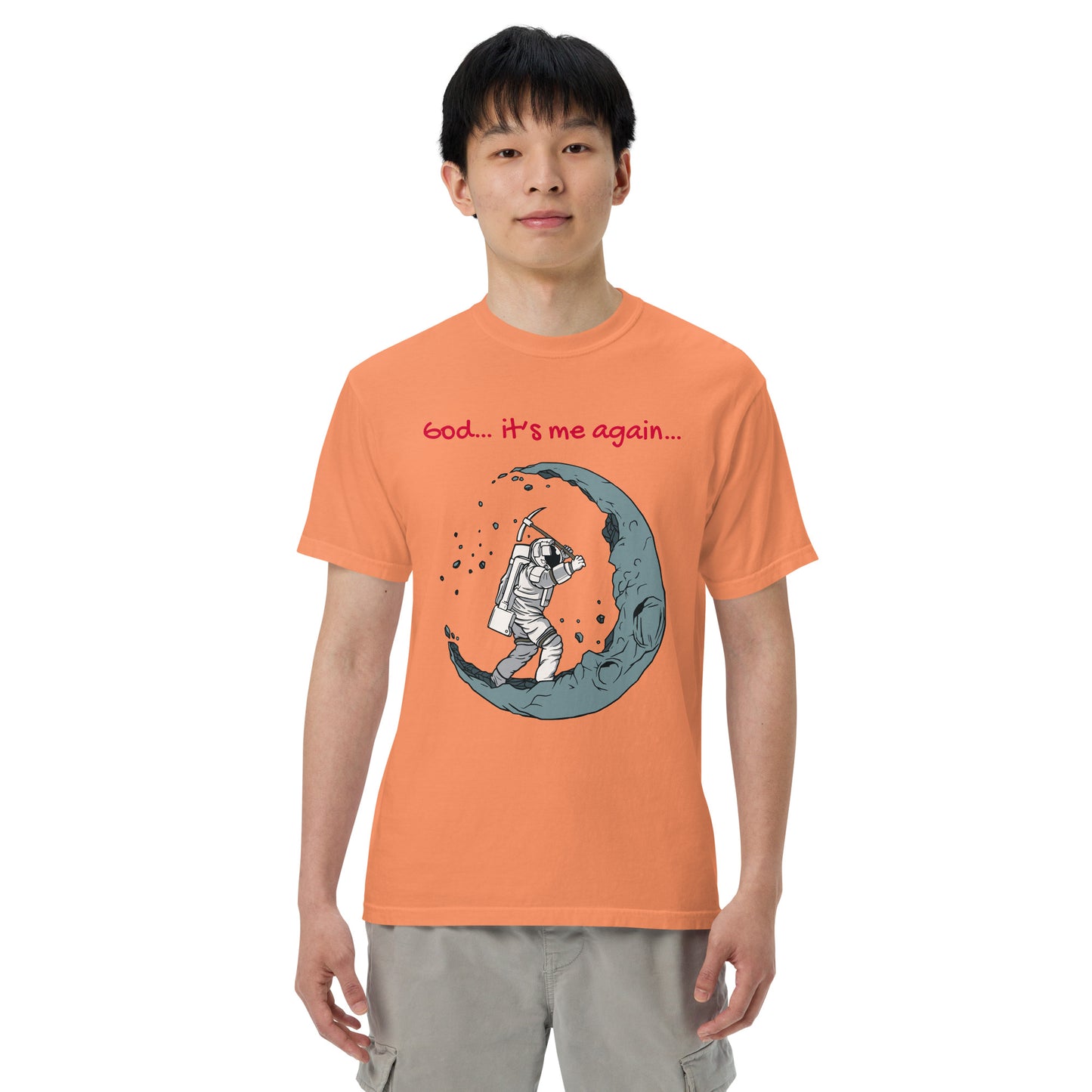 Unisex garment-dyed heavyweight t-shirt