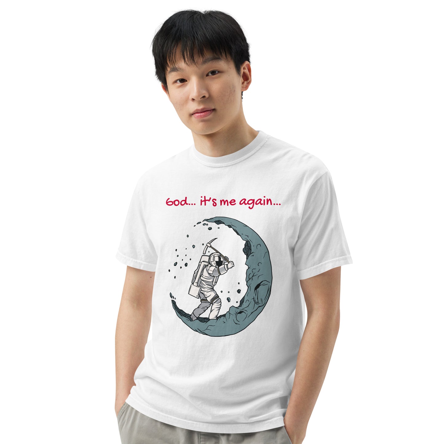 Unisex garment-dyed heavyweight t-shirt