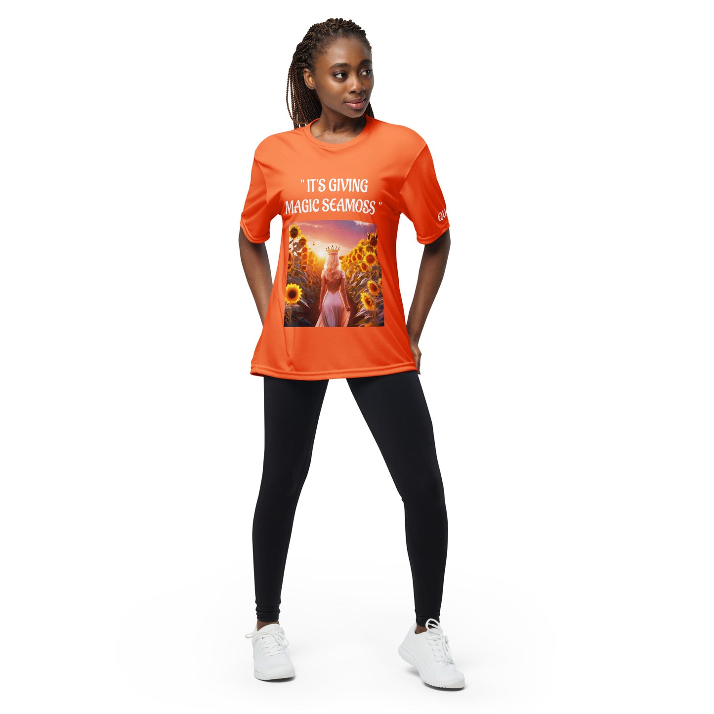 Unisex performance crew neck t-shirt