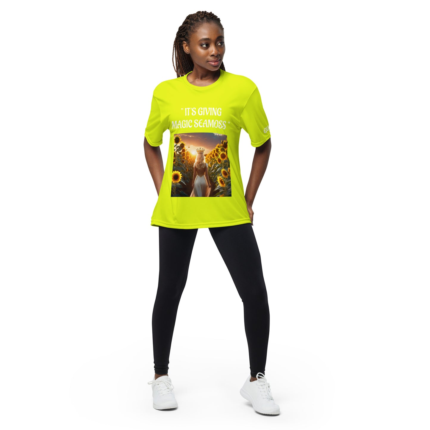 Unisex performance crew neck t-shirt