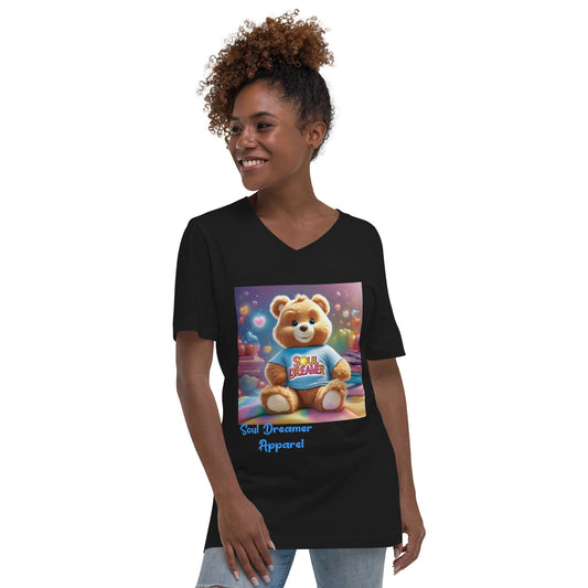 Unisex Short Sleeve V-Neck T-Shirt