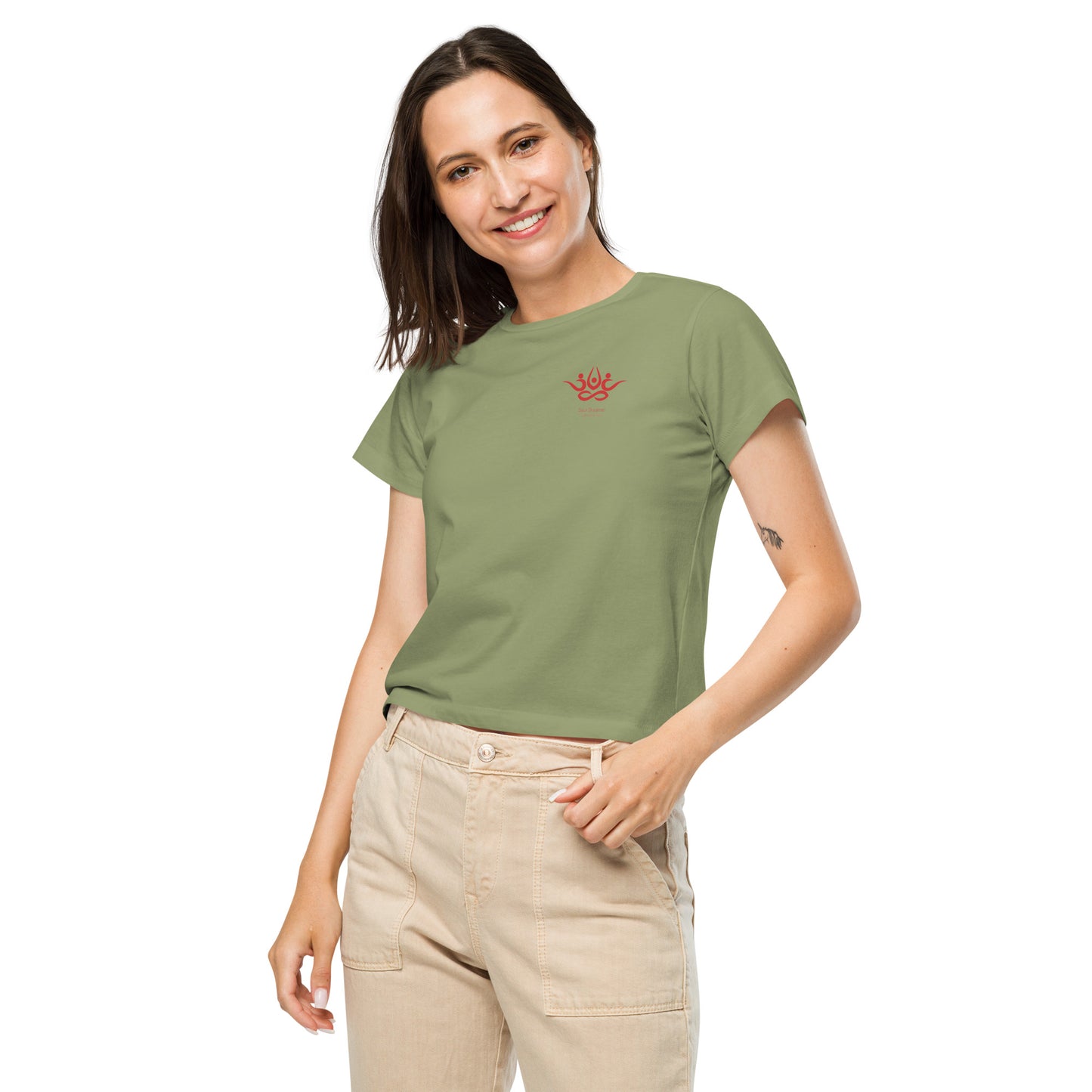 Women’s high-waisted t-shirt