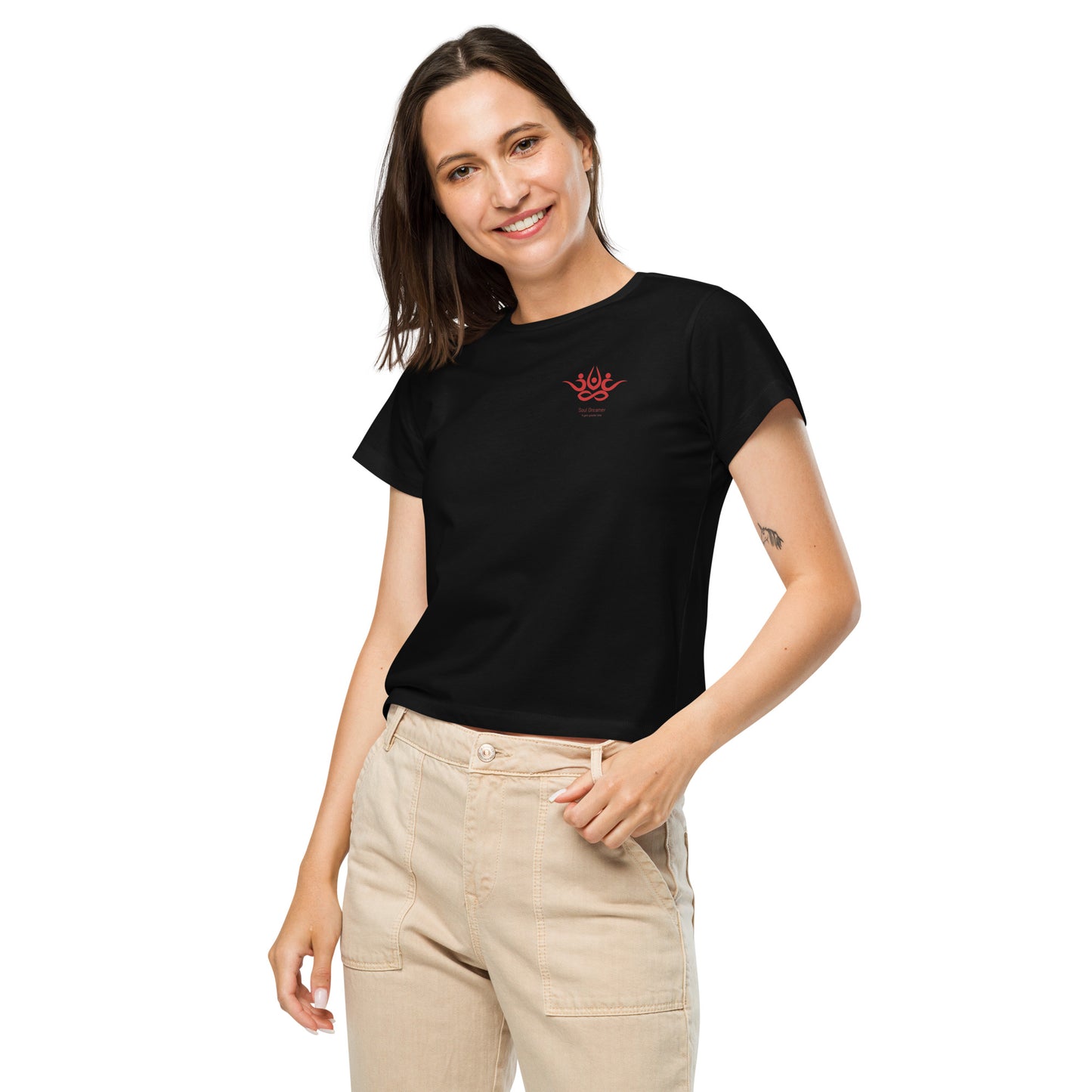 Women’s high-waisted t-shirt