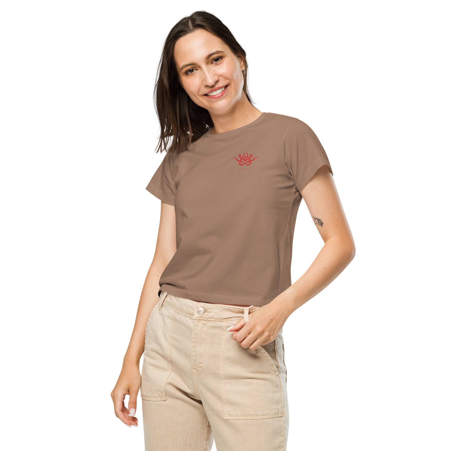 Women’s high-waisted t-shirt