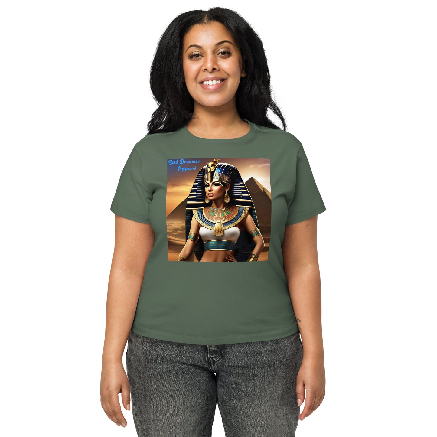 Women’s high-waisted t-shirt