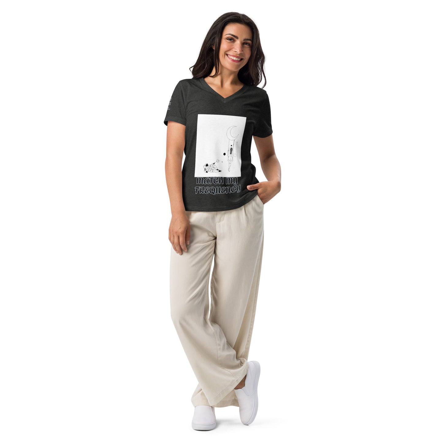 Women’s relaxed v-neck t-shirt