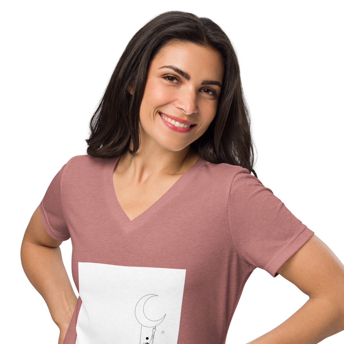 Women’s relaxed v-neck t-shirt