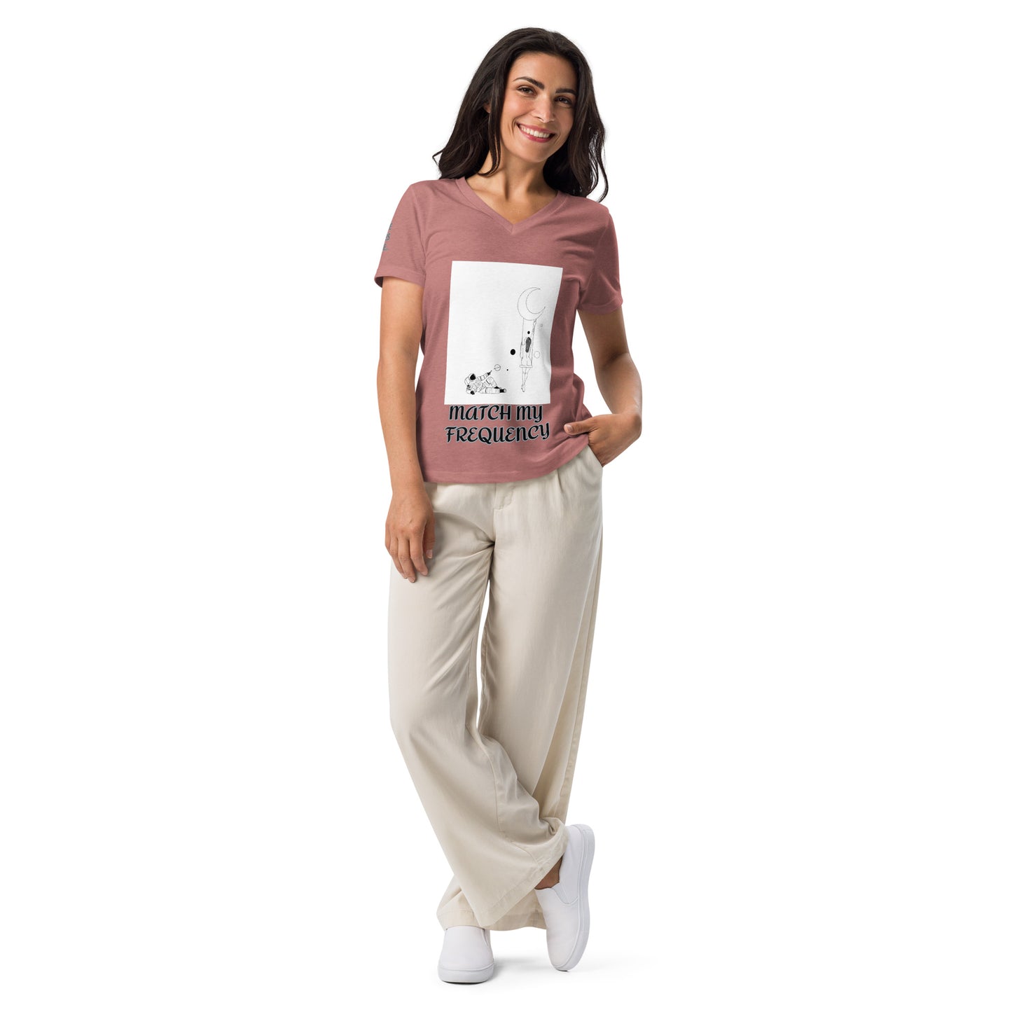 Women’s relaxed v-neck t-shirt