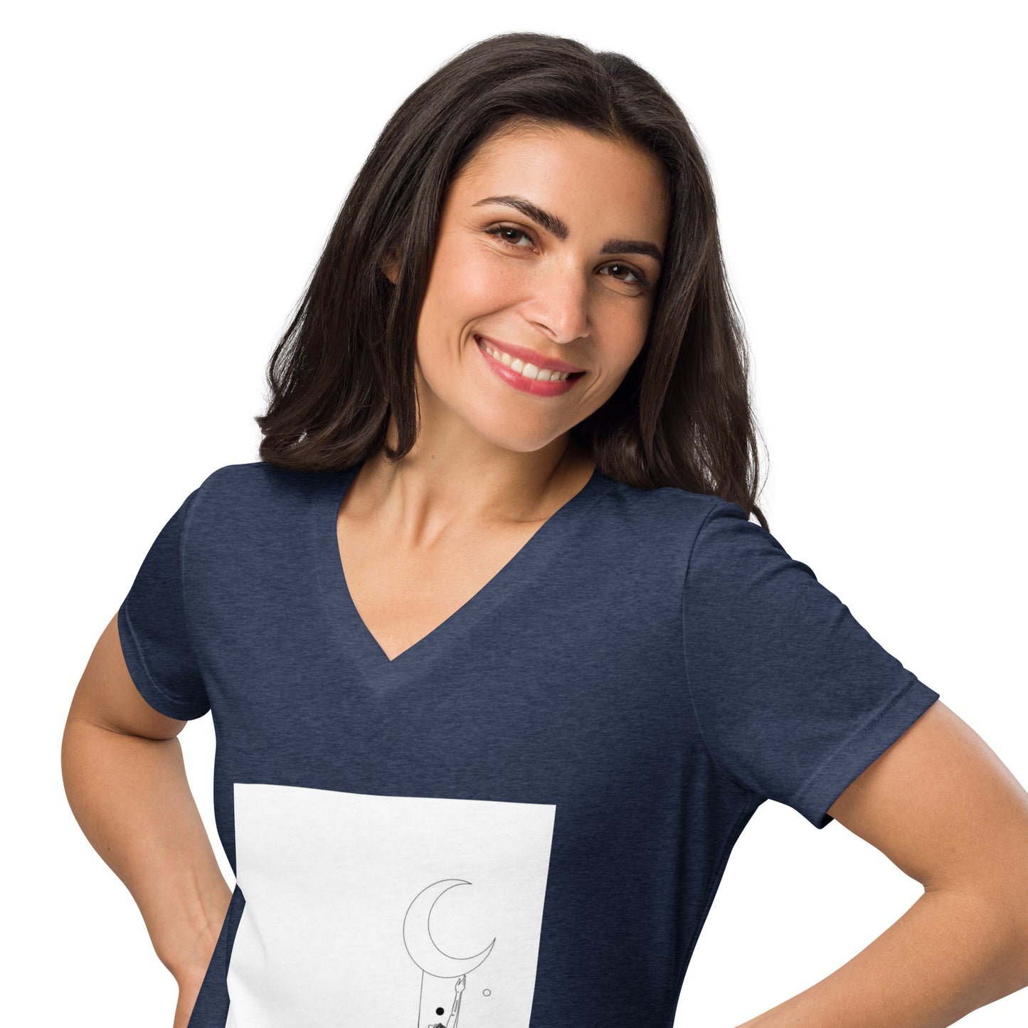 Women’s relaxed v-neck t-shirt