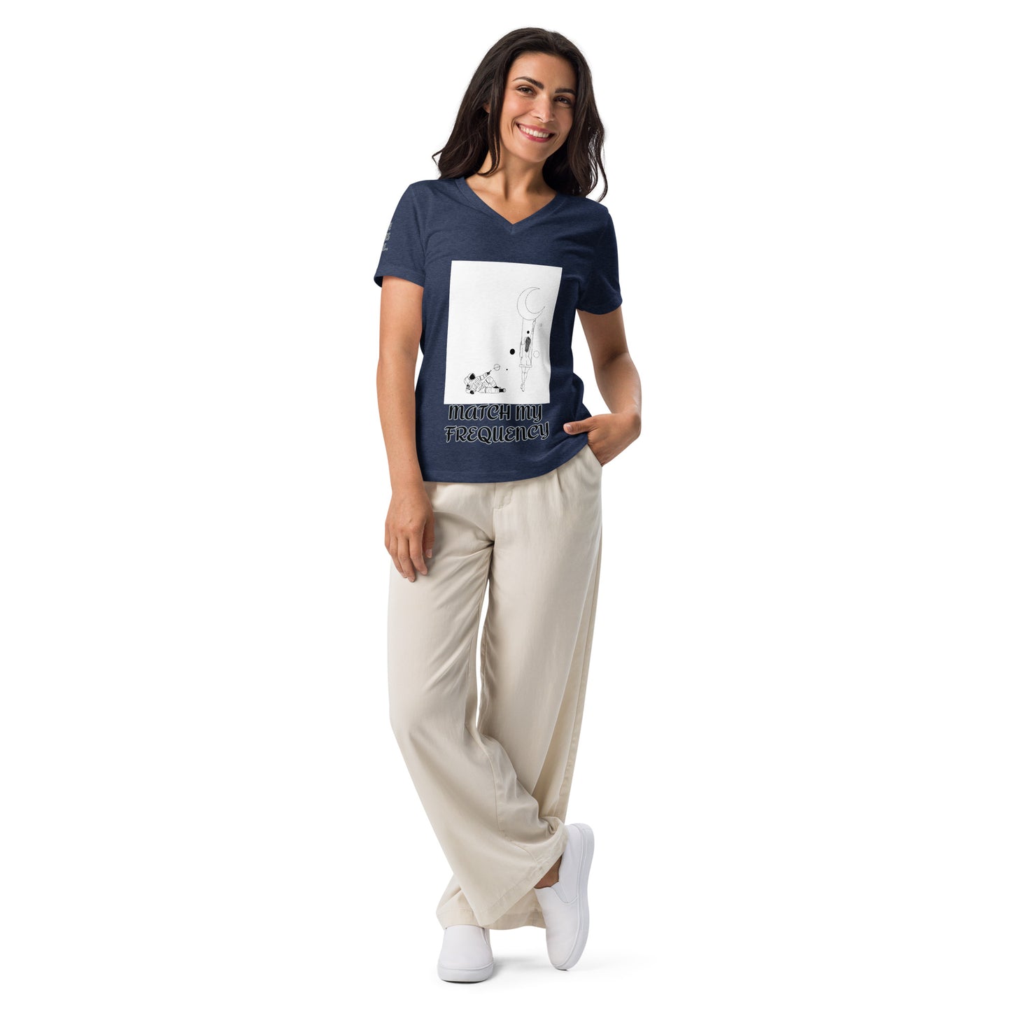 Women’s relaxed v-neck t-shirt