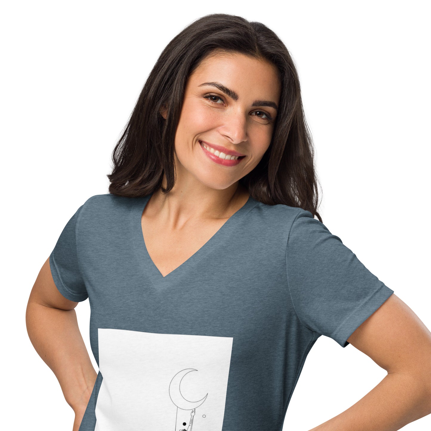 Women’s relaxed v-neck t-shirt