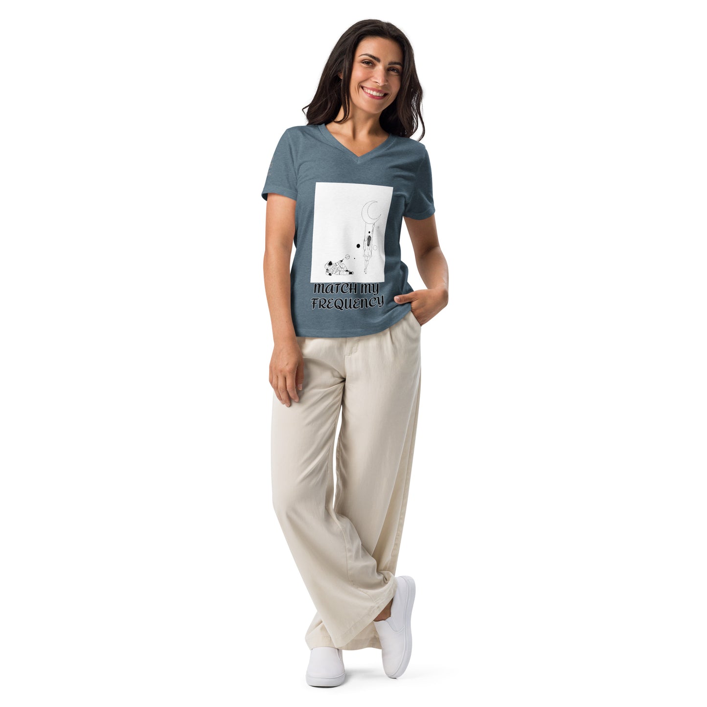 Women’s relaxed v-neck t-shirt