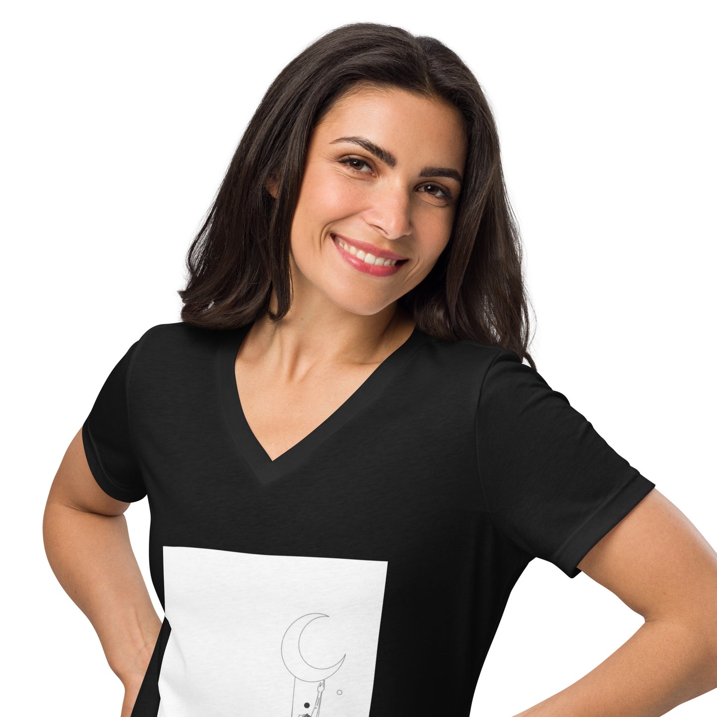 Women’s relaxed v-neck t-shirt